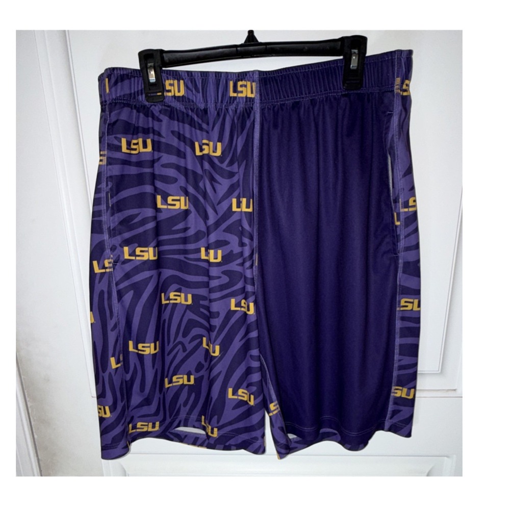 Loudmouth LSU Tigers Men's XL NCAA Fan Shorts Purple Yellow Team Apparel